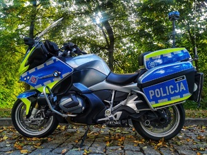 Policyjny motocykl BMW R 1250 RT
