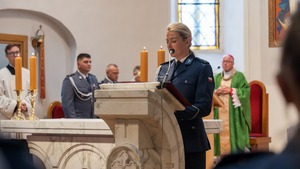 msza święta z okazji obchodów święta policji.