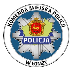 Logo Komendy Miejskiej Policji w Łomży