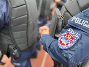 policjanci podczas szkolenia