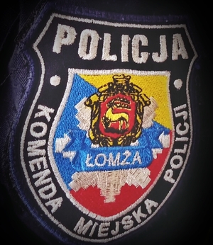 naszywka policja komenda miejska policji Łomża