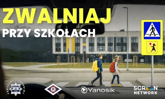 zwolnij przy szkołach