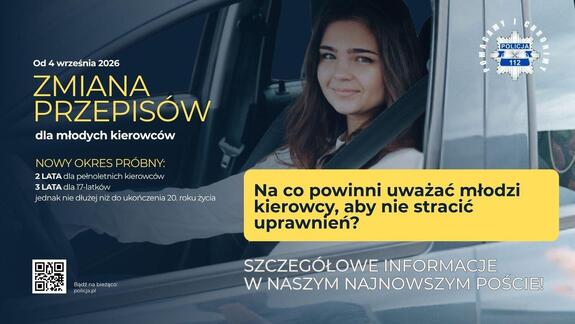 nowe przepisy dla młodych kierowców