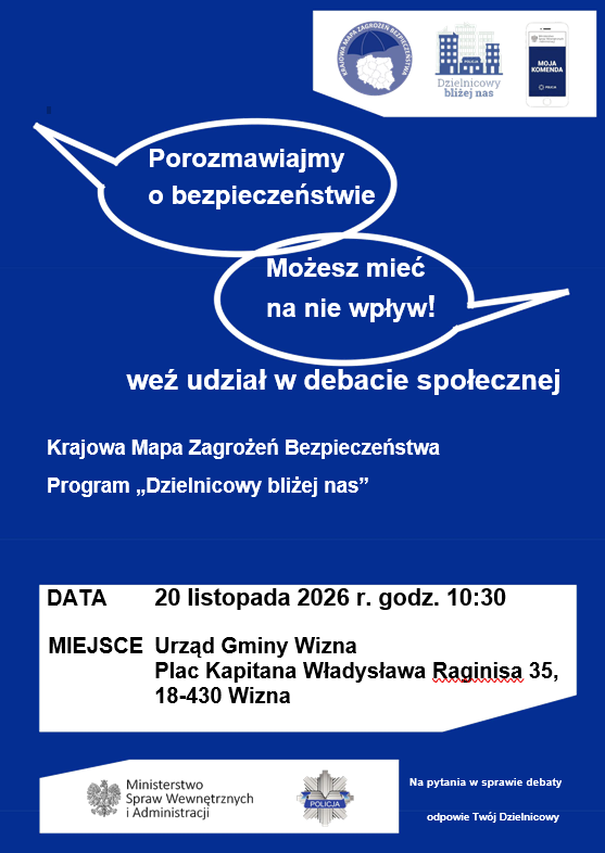 Debata społeczna o bezpieczeństwie w Wiźnie